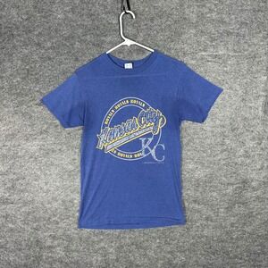 Vintage Single Stitch Kansas City Royals Champion T Shirt‎ Mens Medium